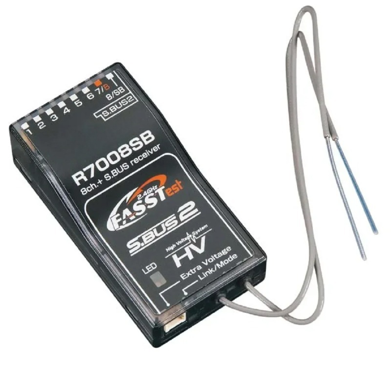 Receiver Sbus 8Ch - Original R7008SB 8CH S.Bus2 SBUS FASSTest