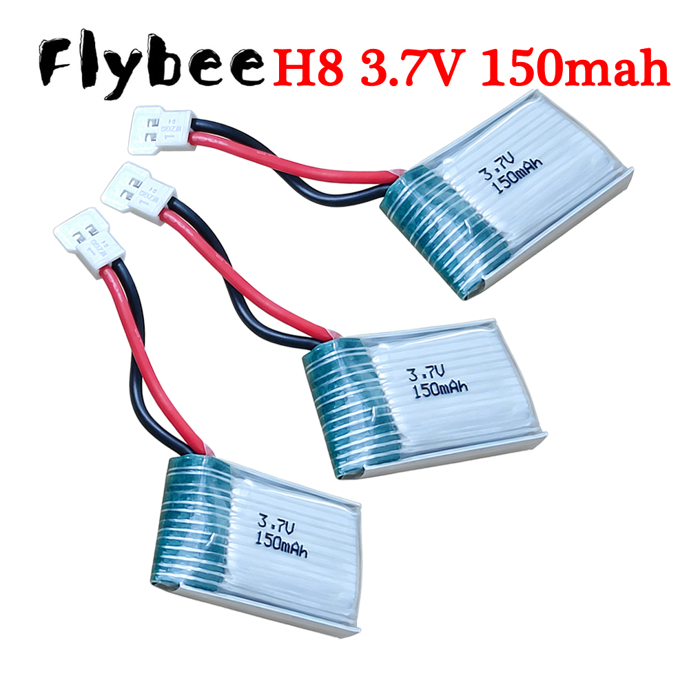 Top Rc Hobby Mini Xcub - XH2.54 Plug, 3.7V 150mAh 651723 Lipo