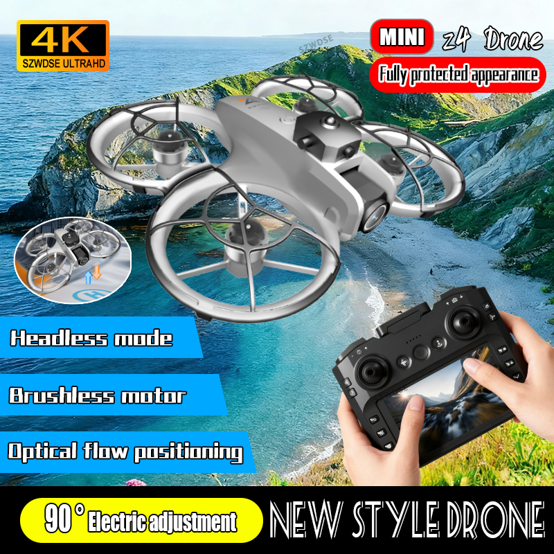 Top Rc Hobby Mini Xcub - New Z4 Mini Drone 4K HD