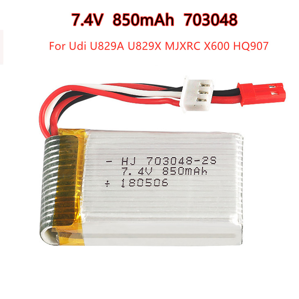 1-5pcs  2s 7.4V 850mAh 703048  – Rc Hobby Helicopter recenzja i cena