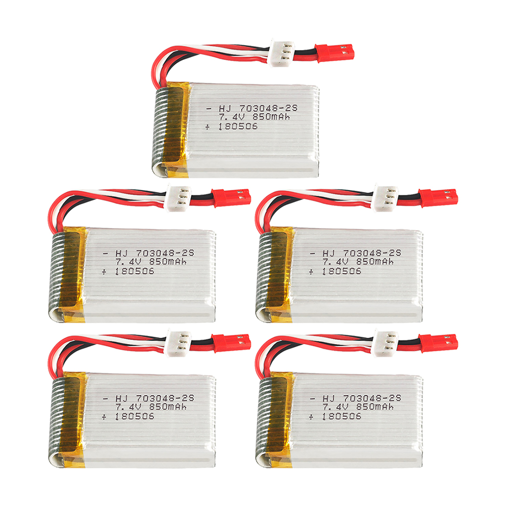 1-5pcs  2s 7.4V 850mAh 703048  – Rc Hobby Helicopter recenzja i cena