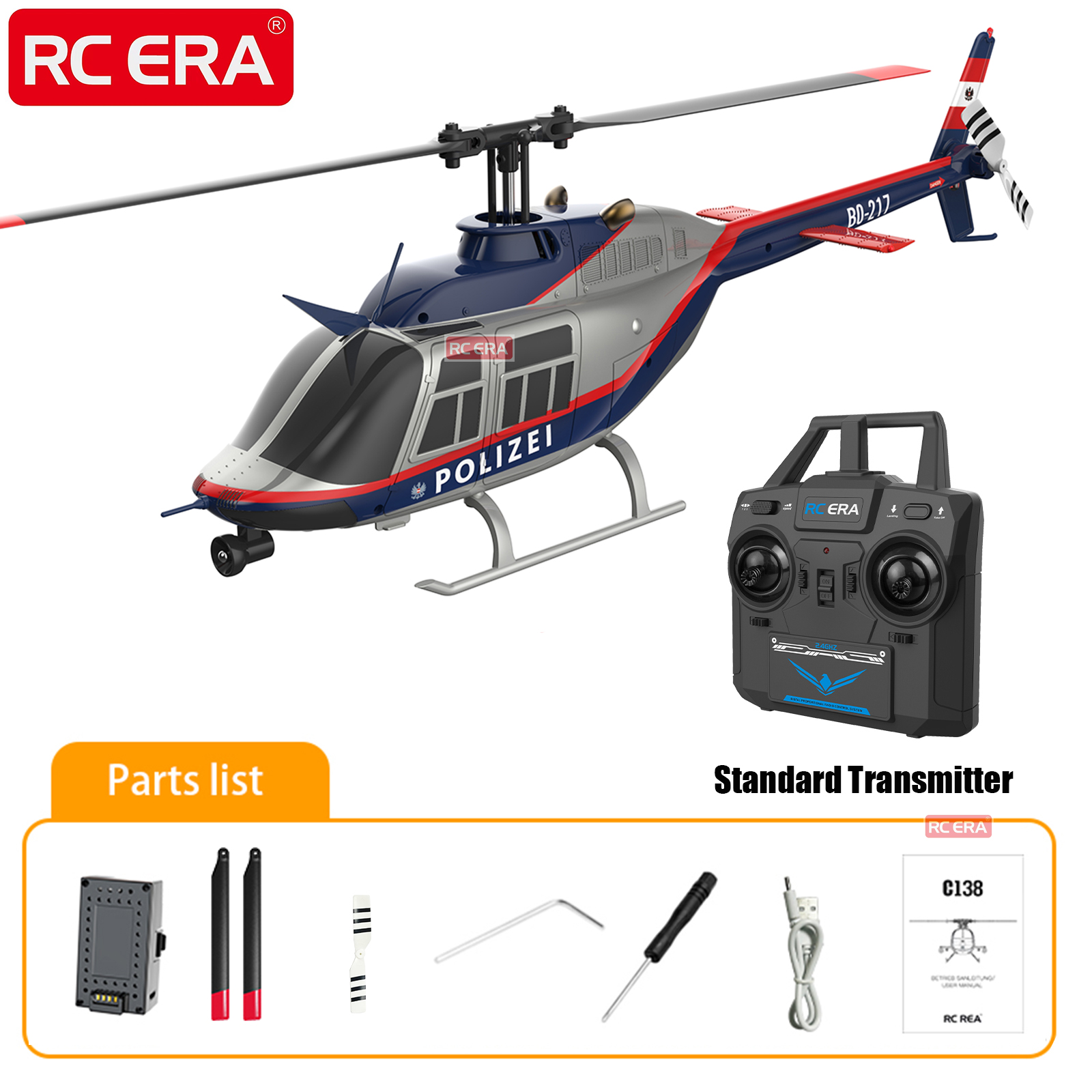 RC ERA C138 BELL 206 Jet Range – Rc Hobby Experts recenzja i cena