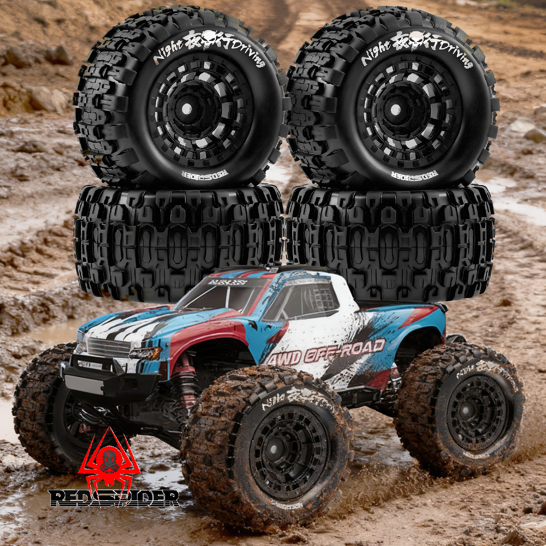 100mm RC Car Rubber off-road T – Rc Hobby Dump Truck recenzja i cena