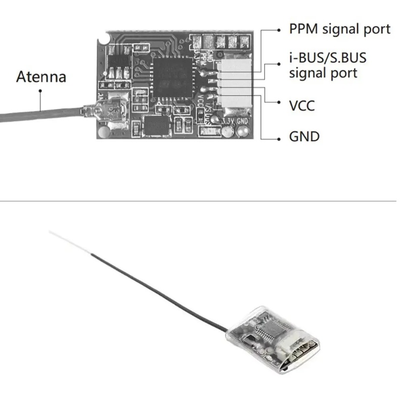 Flysky FS-8A 8CH 18CH Mini Rec – Receiver Sbus 8Ch recenzja i cena