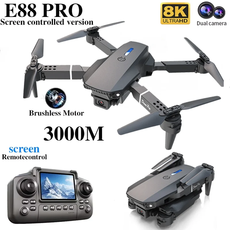 Professional E88 PRO Drone wit – Rc Hobby Helicopter recenzja i cena