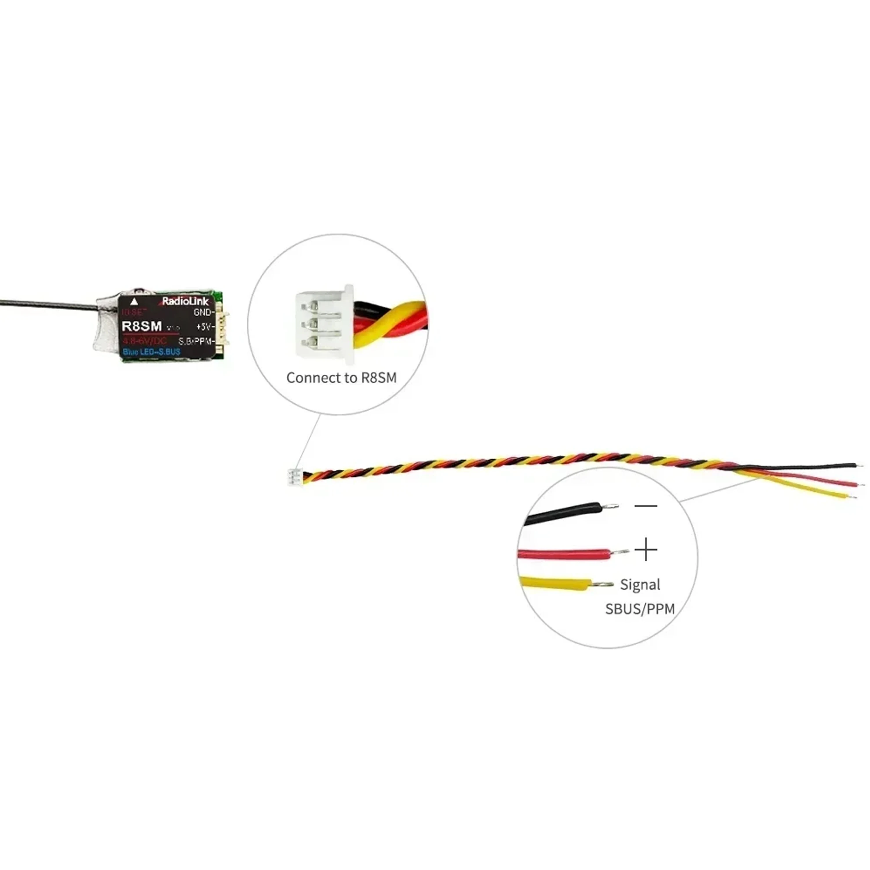 Radiolink R8SM 8 Channels 2.4G – Receiver Sbus 8Ch recenzja i cena