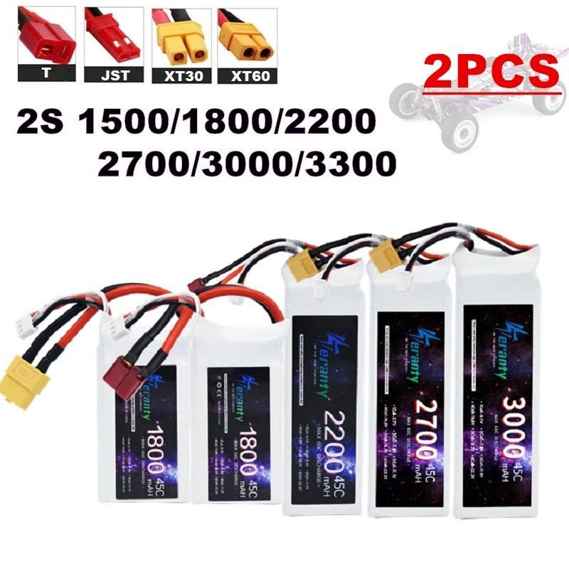 2PCS 7.4V Lipo 2S Battery 1500 – Rc Hobby Helicopter recenzja i cena