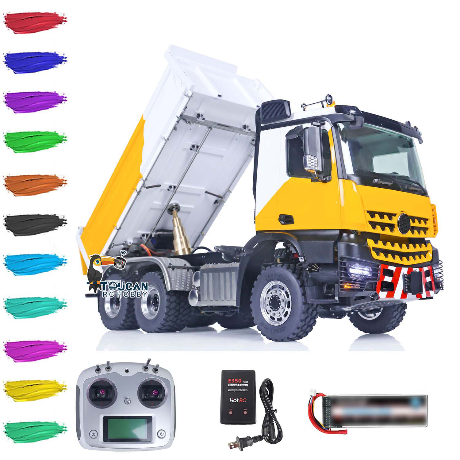 6x6 RTR LESU 1/14 RC Hydraulic – Rc Hobby Dump Truck recenzja i cena