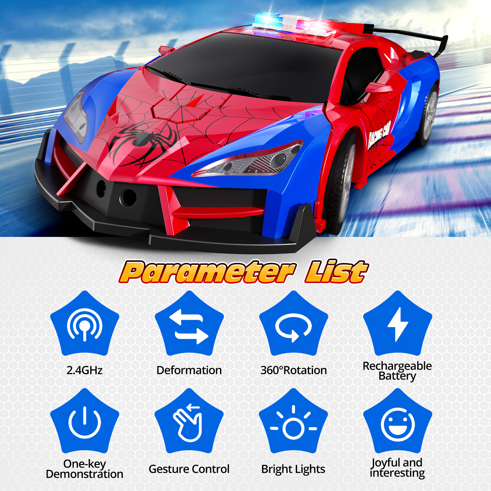 Remote Control Car - Gesture S – Rc Hobby Tech Bali recenzja i cena
