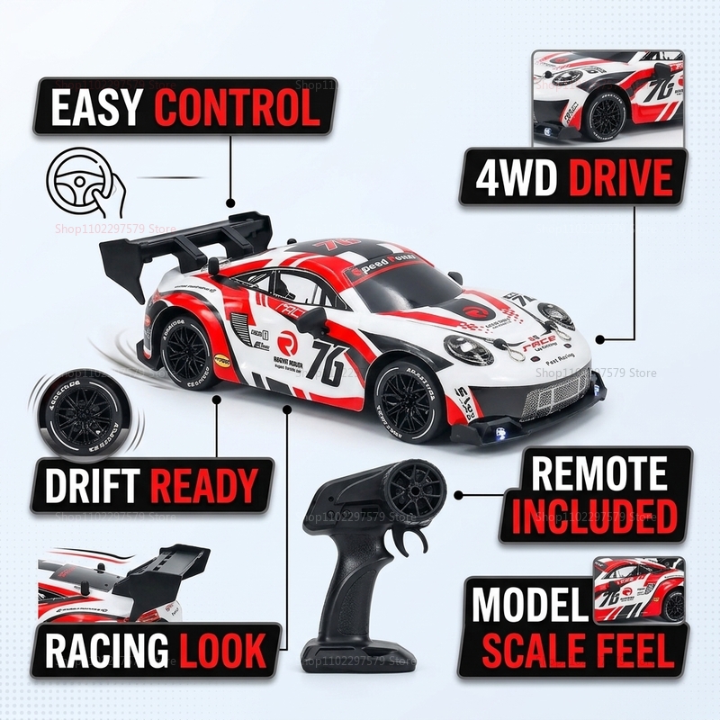 4WD-2.4G Drift Racing Car 1:24 – Hobby Quality Rc Cars recenzja i cena