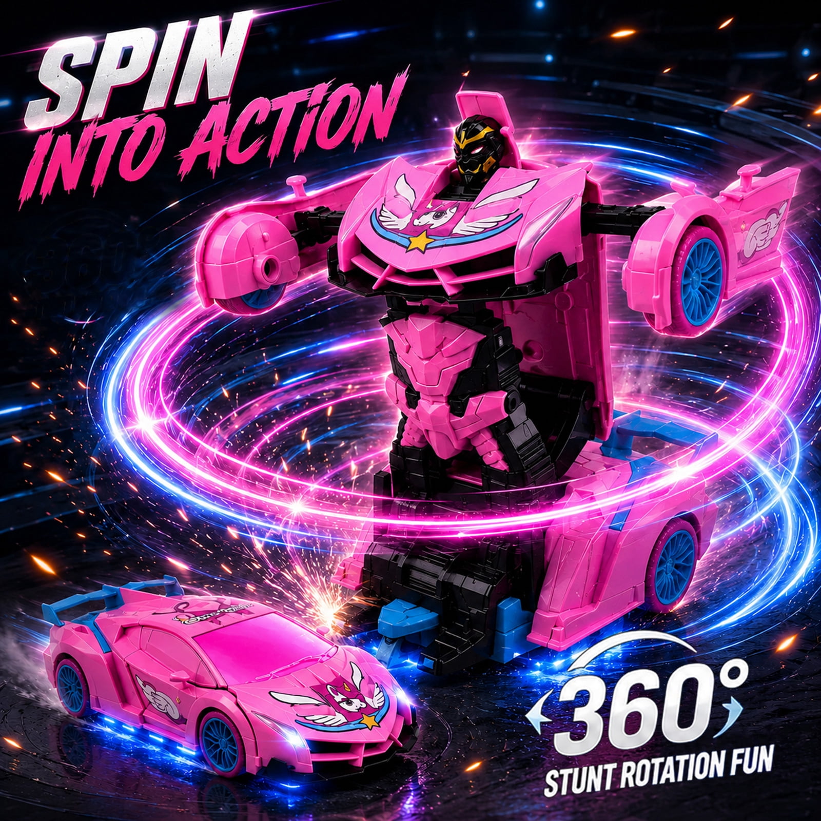 Unicorn RC Transforming Robot  – Rc Hobby Tech Bali recenzja i cena